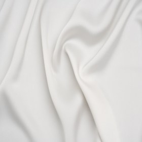 Soft Double Face Polyester Twill – Off White – Viola Collection Soft Double Face Polyester Twill – Off White – Viola Collection
