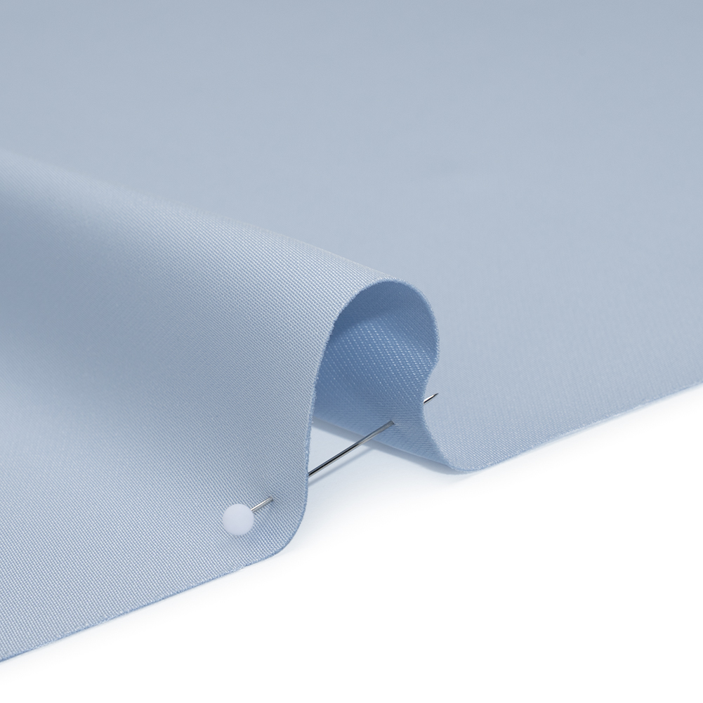 Soft Double Face Polyester Twill – Pale Blue – Viola Collection Soft Double Face Polyester Twill – Pale Blue – Viola Collection