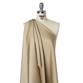 Soft Double Face Polyester Twill – Sesame Beige – Viola Collection Soft Double Face Polyester Twill – Sesame Beige – Viola Collection