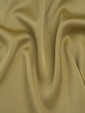 Soft Double Face Polyester Twill – Light Olive Green – Viola Collection Soft Double Face Polyester Twill – Light Olive Green – Viola Collection