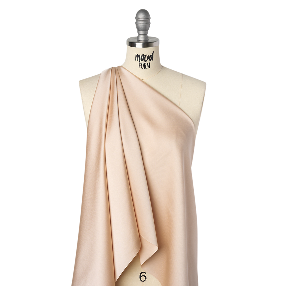 Soft Double Face Polyester Twill – Nude – Viola Collection Soft Double Face Polyester Twill – Nude – Viola Collection