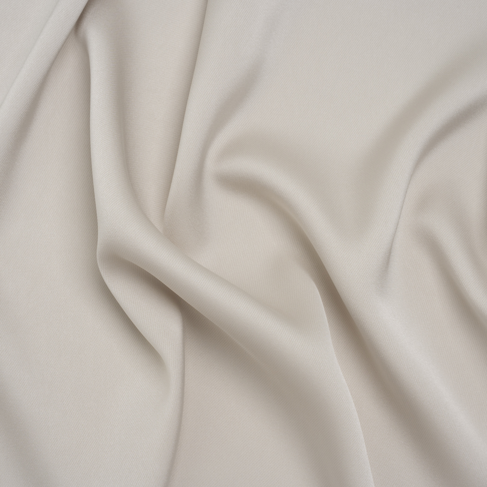 Soft Double Face Polyester Twill – Moonbeam Gray – Viola Collection Soft Double Face Polyester Twill – Moonbeam Gray – Viola Collection