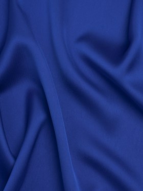 Soft Double Face Polyester Twill – Cobalt Blue – Viola Collection Soft Double Face Polyester Twill – Cobalt Blue – Viola Collection
