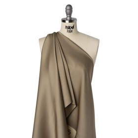Soft Double Face Polyester Twill – Gray Brown – Viola Collection Soft Double Face Polyester Twill – Gray Brown – Viola Collection
