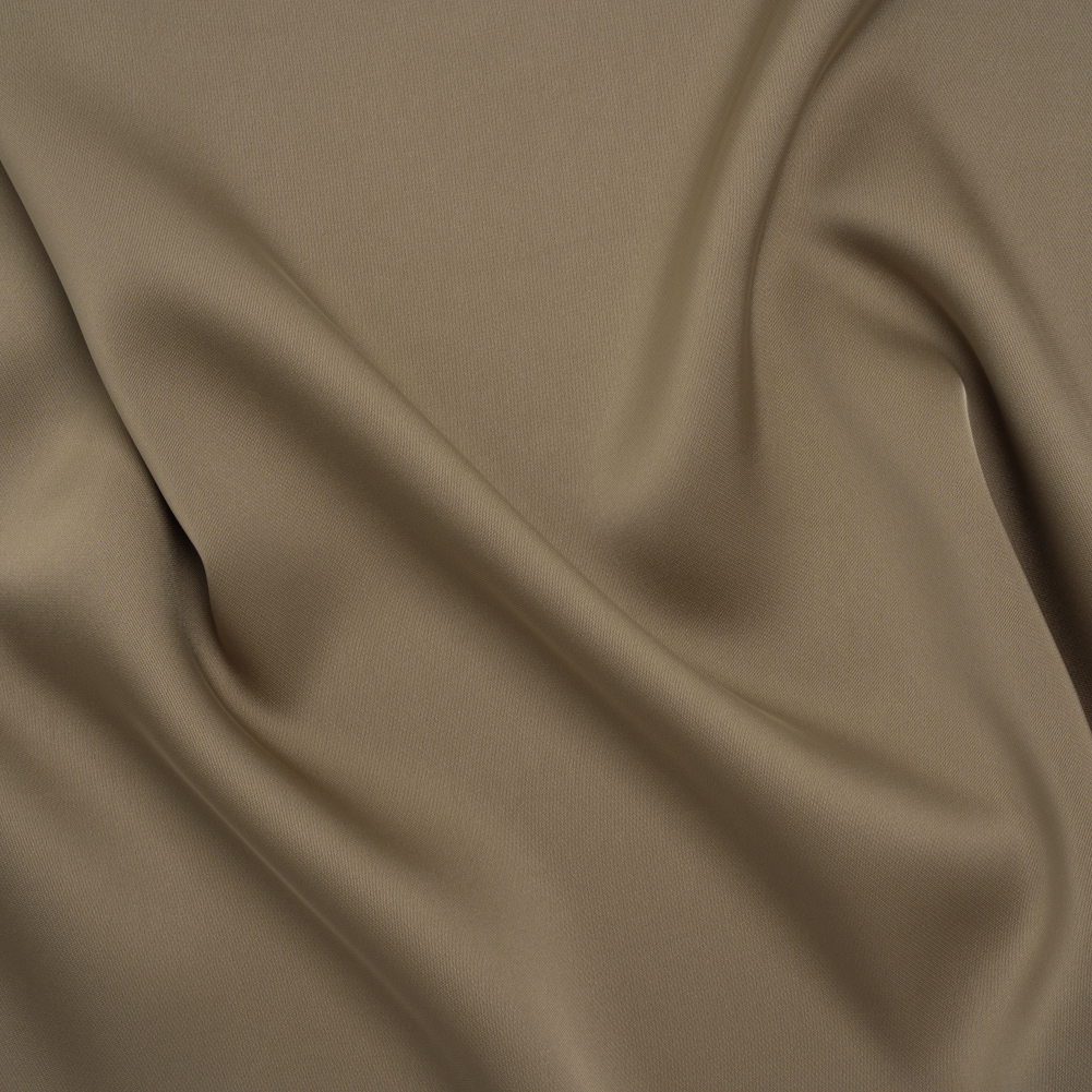 Soft Double Face Polyester Twill – Gray Brown – Viola Collection Soft Double Face Polyester Twill – Gray Brown – Viola Collection