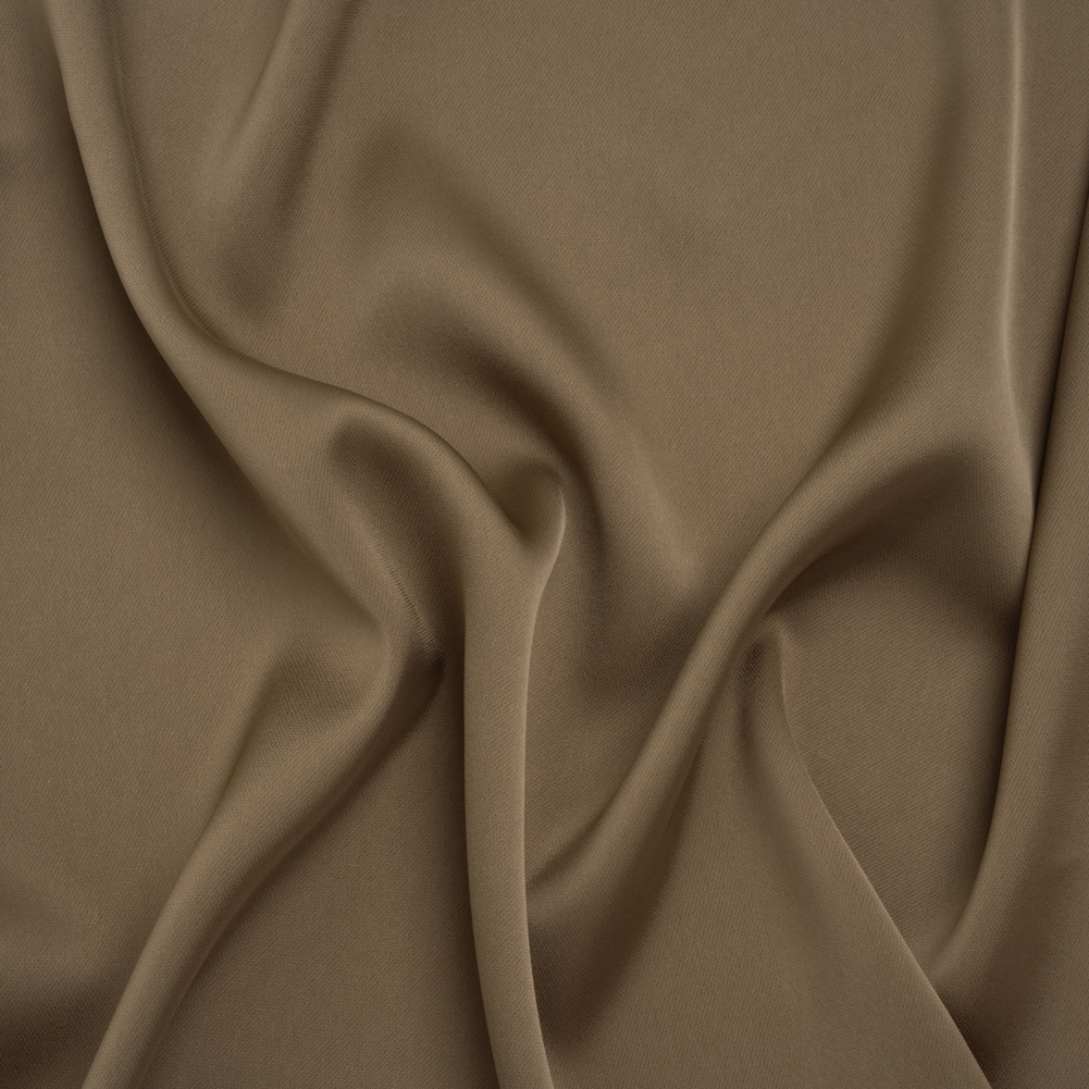 Soft Double Face Polyester Twill – Taupe – Viola Collection Soft Double Face Polyester Twill – Taupe – Viola Collection