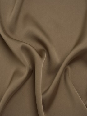 Soft Double Face Polyester Twill – Taupe – Viola Collection Soft Double Face Polyester Twill – Taupe – Viola Collection