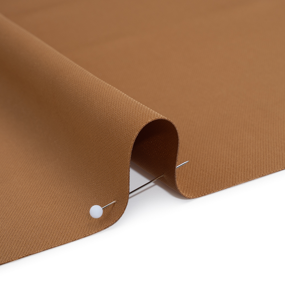 Soft Double Face Polyester Twill – Adobe Brown – Viola Collection Soft Double Face Polyester Twill – Adobe Brown – Viola Collection