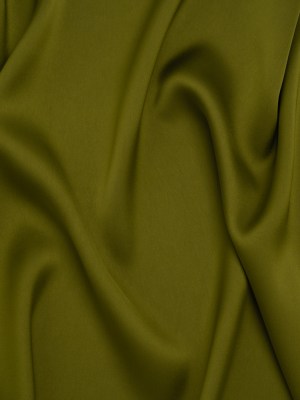 Soft Double Face Polyester Twill – Pesto Green – Viola Collection Soft Double Face Polyester Twill – Pesto Green – Viola Collection