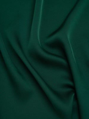 Soft Double Face Polyester Twill – Dark Green – Viola Collection Soft Double Face Polyester Twill – Dark Green – Viola Collection