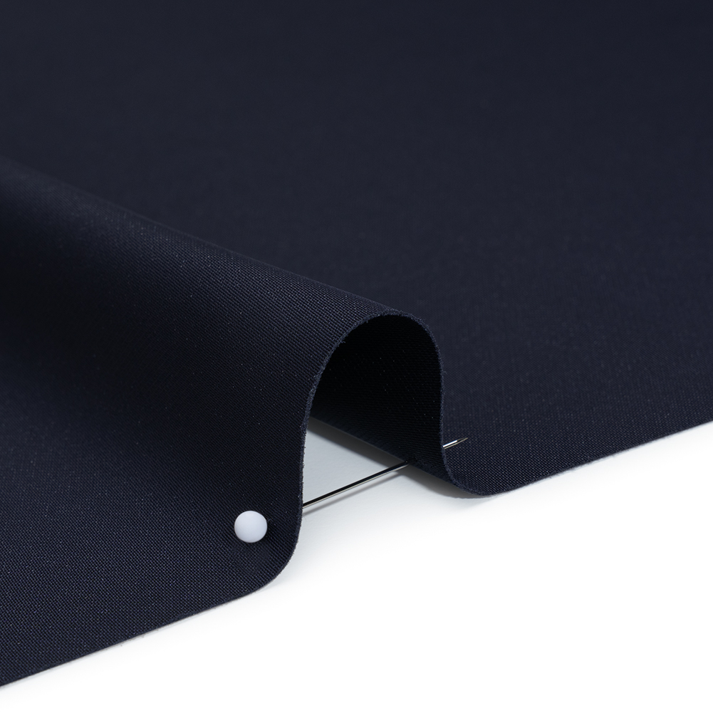 Soft Double Face Polyester Twill – Navy Blue – Viola Collection Soft Double Face Polyester Twill – Navy Blue – Viola Collection