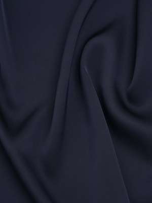 Soft Double Face Polyester Twill – Navy Blue – Viola Collection Soft Double Face Polyester Twill – Navy Blue – Viola Collection