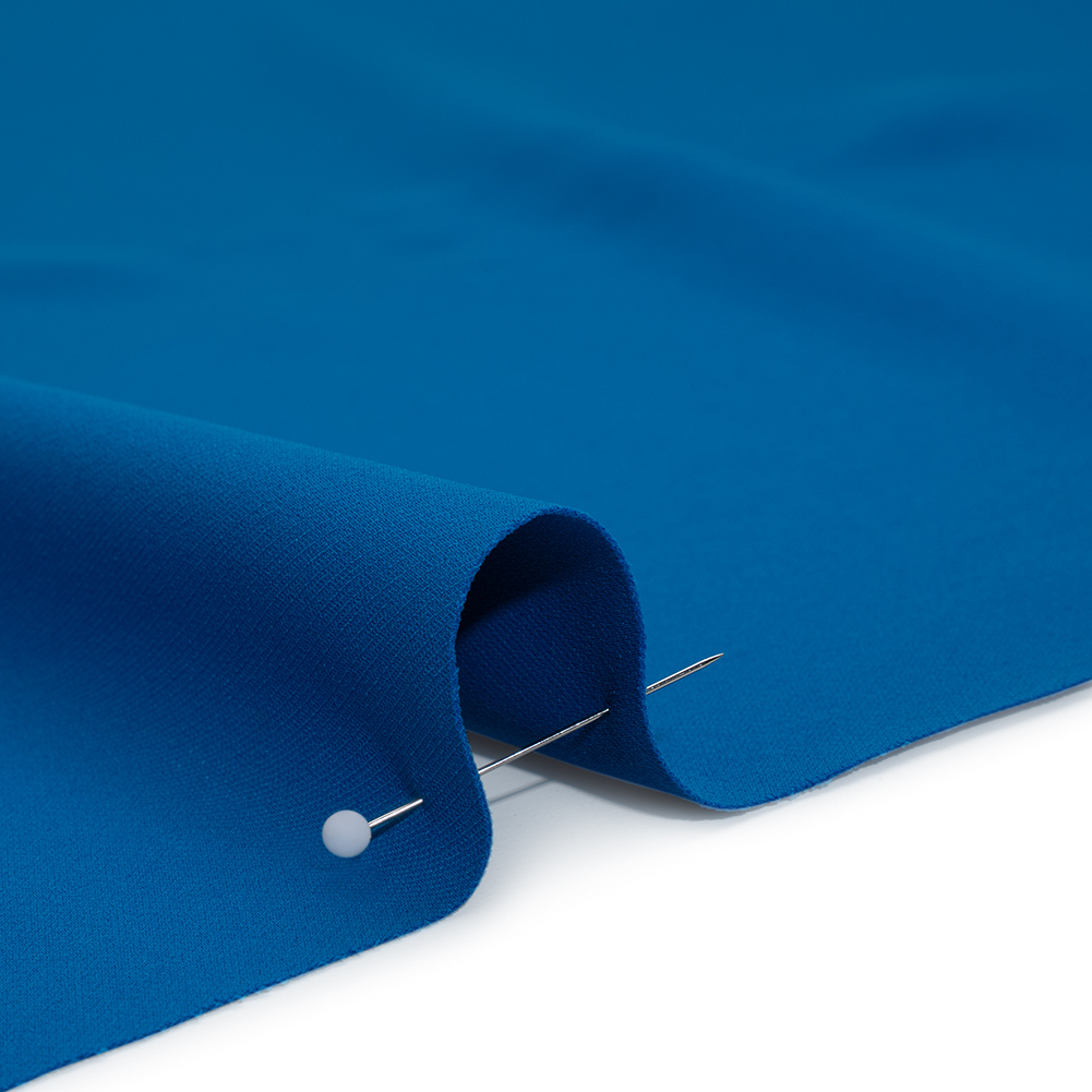Soft Lightweight Polyester Gabardine - Bright Blue - Stefanie Collection