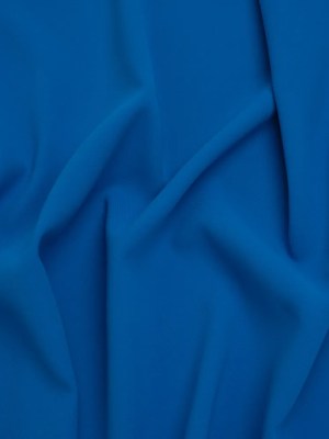 Soft Lightweight Polyester Gabardine – Bright Blue – Stefanie Collection Soft Lightweight Polyester Gabardine – Bright Blue – Stefanie Collection
