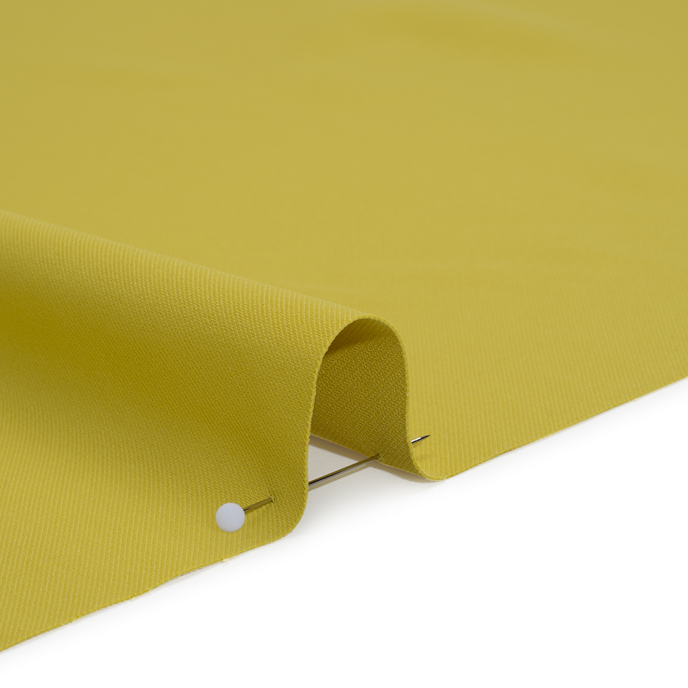 Soft Lightweight Polyester Gabardine - Chartreuse - Stefanie Collection