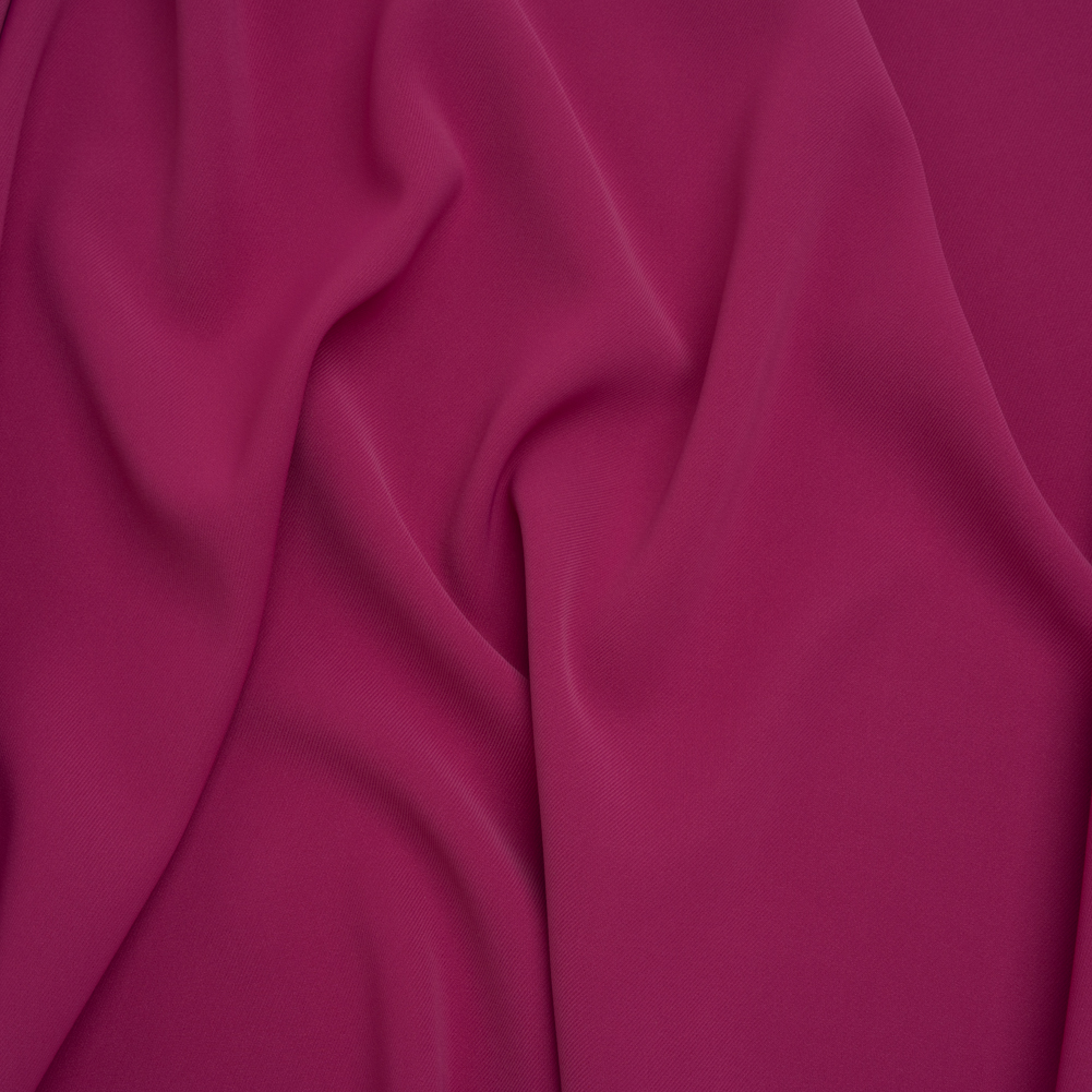 Soft Lightweight Polyester Gabardine – Magenta – Stefanie Collection Soft Lightweight Polyester Gabardine – Magenta – Stefanie Collection