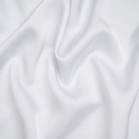 Soft Double Face Polyester Satin – White – Samantha Collection Soft Double Face Polyester Satin – White – Samantha Collection