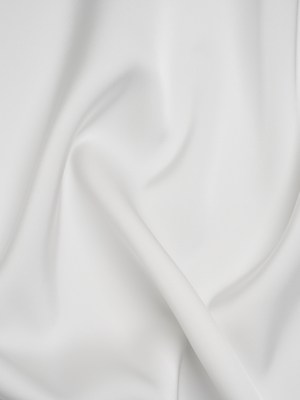 Soft Double Face Polyester Satin – Off White – Samantha Collection Soft Double Face Polyester Satin – Off White – Samantha Collection