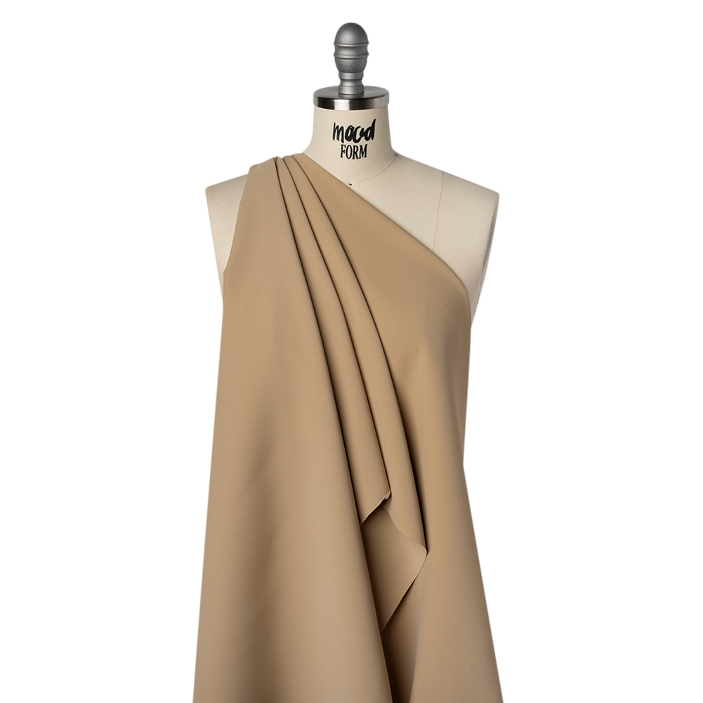 Soft Lightweight Polyester Gabardine – Nude – Stefanie Collection Soft Lightweight Polyester Gabardine – Nude – Stefanie Collection