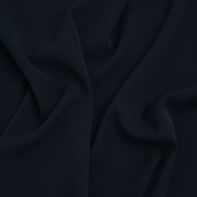 Soft Lightweight Polyester Gabardine – Midnight Navy – Stefanie Collection Soft Lightweight Polyester Gabardine – Midnight Navy – Stefanie Collection