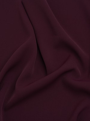 Soft Lightweight Polyester Gabardine – Burgundy – Stefanie Collection Soft Lightweight Polyester Gabardine – Burgundy – Stefanie Collection