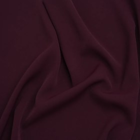 Soft Lightweight Polyester Gabardine – Burgundy – Stefanie Collection Soft Lightweight Polyester Gabardine – Burgundy – Stefanie Collection
