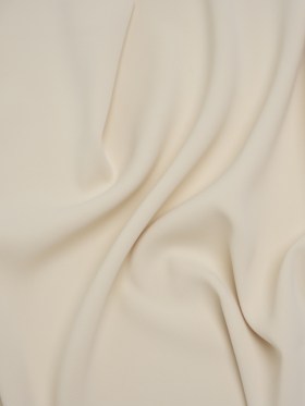 Soft Lightweight Polyester Gabardine – Ivory – Stefanie Collection Soft Lightweight Polyester Gabardine – Ivory – Stefanie Collection