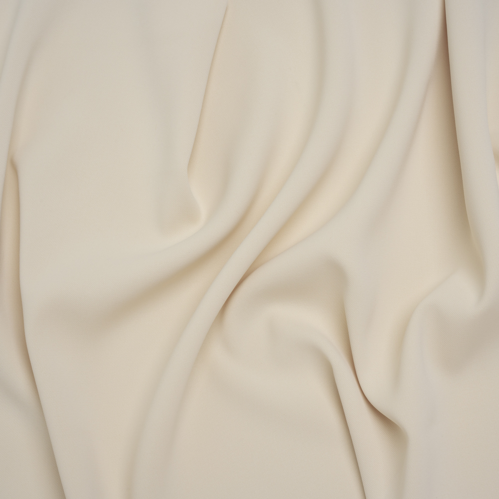 Soft Lightweight Polyester Gabardine – Ivory – Stefanie Collection Soft Lightweight Polyester Gabardine – Ivory – Stefanie Collection