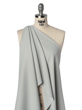 Soft Lightweight Polyester Gabardine – Storm Cloud Blue – Stefanie Collection Soft Lightweight Polyester Gabardine – Storm Cloud Blue – Stefanie Collection