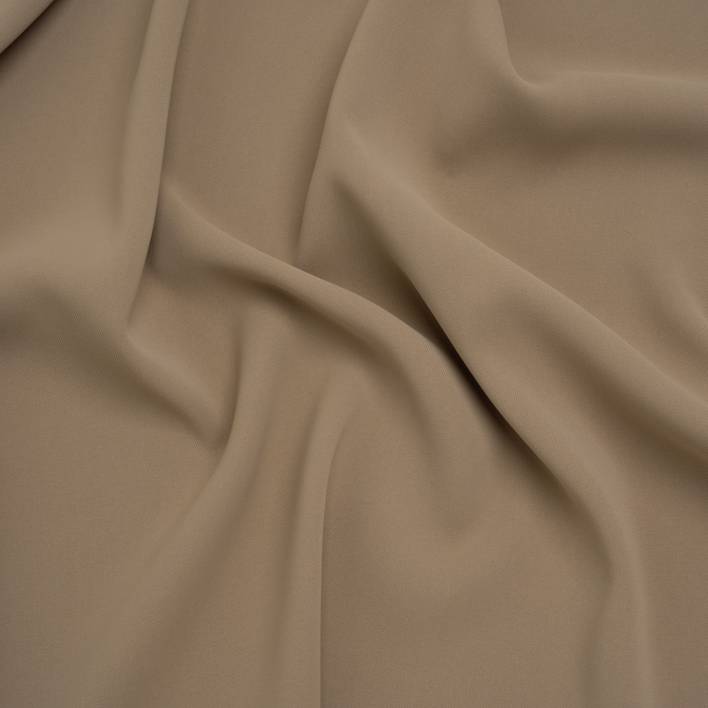 Soft Lightweight Polyester Gabardine – Light Taupe – Stefanie Collection Soft Lightweight Polyester Gabardine – Light Taupe – Stefanie Collection