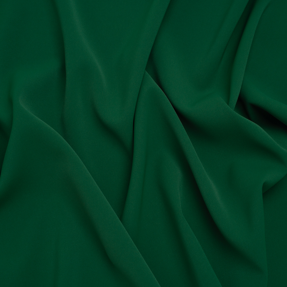 Soft Lightweight Polyester Gabardine – Emerald Green – Stefanie Collection Soft Lightweight Polyester Gabardine – Emerald Green – Stefanie Collection