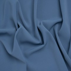 Soft Lightweight Polyester Gabardine – Country Blue – Stefanie Collection Soft Lightweight Polyester Gabardine – Country Blue – Stefanie Collection