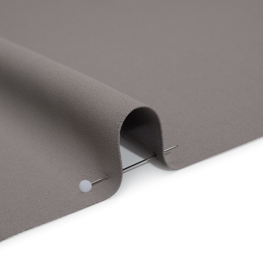 Soft Lightweight Polyester Gabardine - Gray - Stefanie Collection