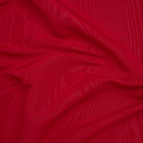 Lightweight Polyester Bengaline Moire – Red – Louisa Collection Lightweight Polyester Bengaline Moire – Red – Louisa Collection