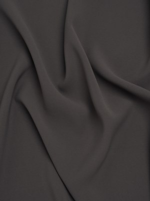 Soft Lightweight Polyester Gabardine – Charcoal – Stefanie Collection Soft Lightweight Polyester Gabardine – Charcoal – Stefanie Collection