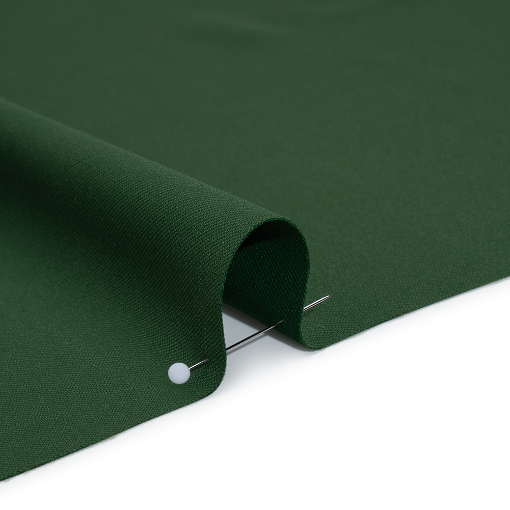 Soft Lightweight Polyester Gabardine - Forest Green - Stefanie Collection