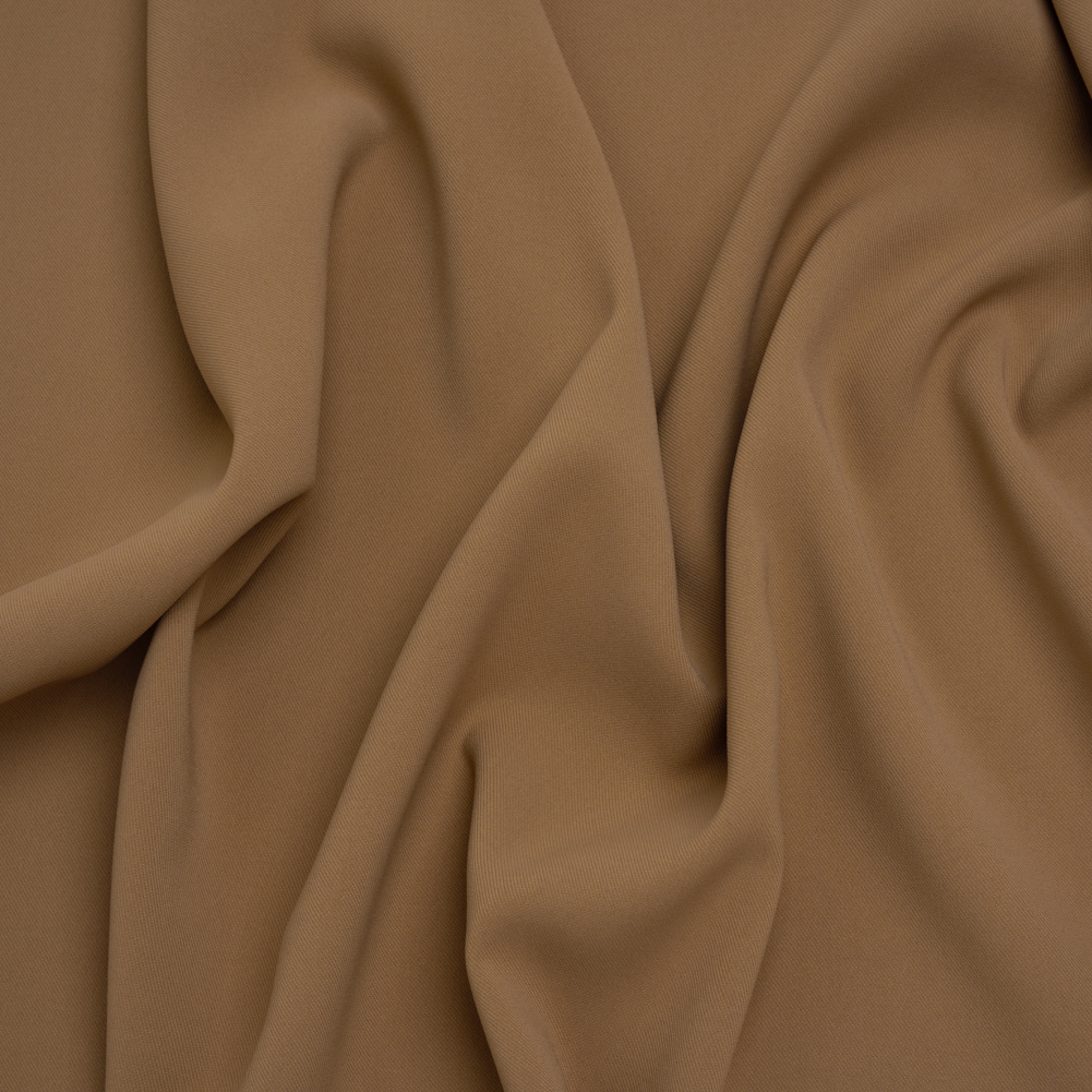 Soft Lightweight Polyester Gabardine – Tan – Stefanie Collection Soft Lightweight Polyester Gabardine – Tan – Stefanie Collection