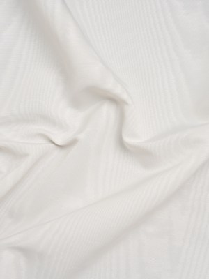 Lightweight Polyester Bengaline Moire – Ivory – Louisa Collection Lightweight Polyester Bengaline Moire – Ivory – Louisa Collection