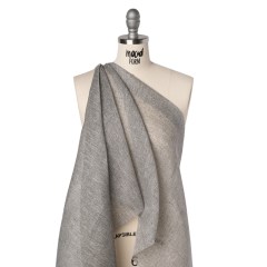 Two-Tone Metallic Linen Scrim – Black, White and Silver Two-Tone Metallic Linen Scrim – Black, White and Silver
