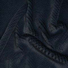 Medium Pile Recycled Polyester Faux Fur – Dark Teal Diamonds Texture Medium Pile Recycled Polyester Faux Fur – Dark Teal Diamonds Texture