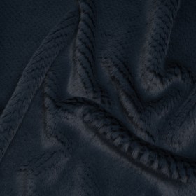 Medium Pile Recycled Polyester Faux Fur – Dark Teal Diamonds Texture Medium Pile Recycled Polyester Faux Fur – Dark Teal Diamonds Texture