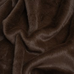 Short Pile Recycled Polyester Faux Fur – Brown Short Pile Recycled Polyester Faux Fur – Brown
