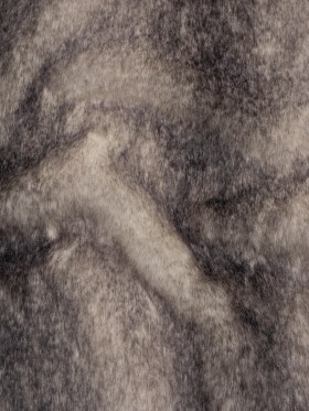 Plush Two-Tone Medium Pile Recycled Polyester Faux Fur – Ivory and Gray Plush Two-Tone Medium Pile Recycled Polyester Faux Fur – Ivory and Gray
