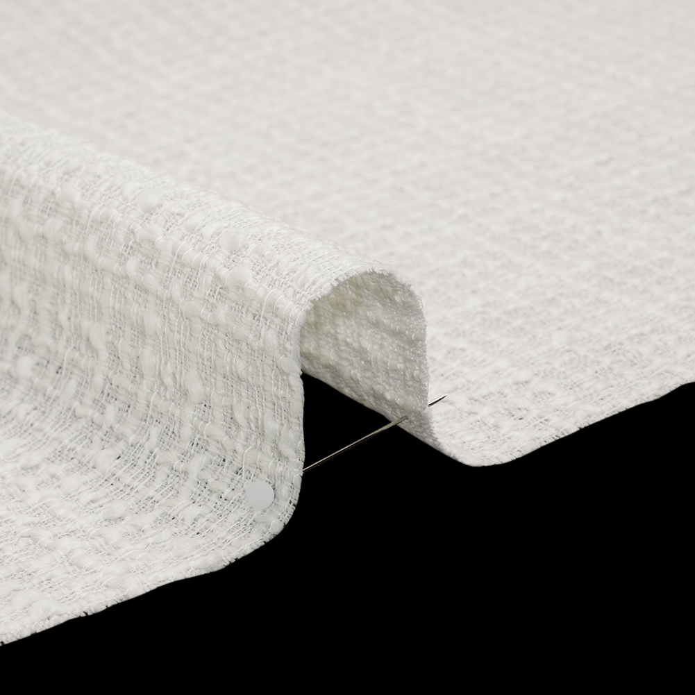 Wool Blend Boucle Made in Italy - Off White