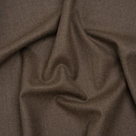 Brushed Virgin Wool Twill Made in Italy – Heathered Light Brown Brushed Virgin Wool Twill Made in Italy – Heathered Light Brown