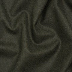 Brushed Virgin Wool Twill Made in Italy – Heathered Dark Forest Green Brushed Virgin Wool Twill Made in Italy – Heathered Dark Forest Green