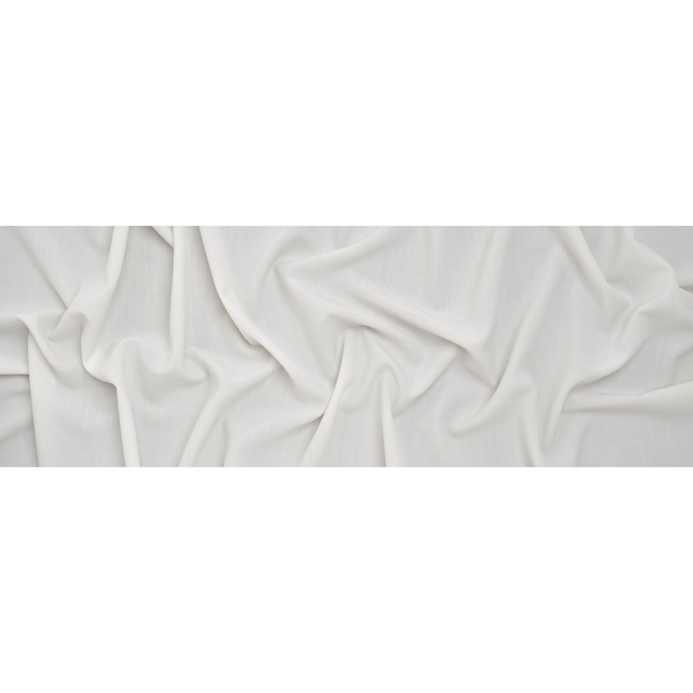 Virgin Wool Suiting Made in Italy – White Virgin Wool Suiting Made in Italy – White