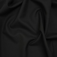 Virgin Wool Suiting Made in Italy – Black Virgin Wool Suiting Made in Italy – Black