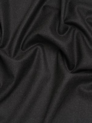 Brushed Virgin Wool Twill Made in Italy – Heathered Anthracite Gray Brushed Virgin Wool Twill Made in Italy – Heathered Anthracite Gray