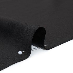 Super 120 Virgin Wool Suiting Made in Italy – Black Super 120 Virgin Wool Suiting Made in Italy – Black